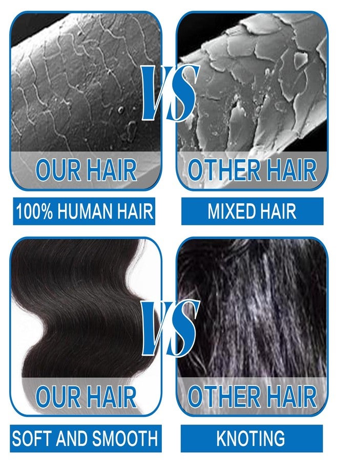 Aiterina 13 x 4 Lace Frontal Closure Body Wave Ear to Ear Transparent Lace Front Closure 12 inch Body Wave Human Hair Brazilian Virgin Pre Plucked Hairline Natural Black Color - Image 5